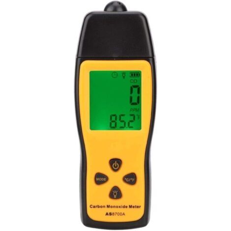 Mesureur de monoxyde de carbone portable Moniteur de monoxyde de carbone Analyseur de gaz de carbone Testeur de gaz CO portable 135X47X25mm—— (1/5)