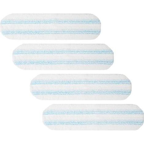 Tampons de rechange pour balais plats O-Cr H2prO, têtes de balai en microfibre pour balais plats O-Cr/Vil H2prO, tampons de rechange lavables et réutilisables, lot de 4 (1/5)