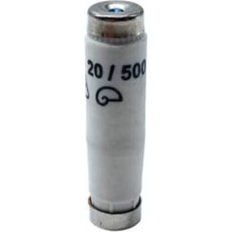 Fusibile cilindrico civile FC, intervento ritardato, 13x50mm, 400V 25A, impiego gG, con indicatore di fusione - Wimex 5100225