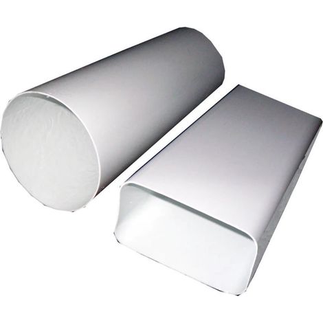 Tubo Rotondo in PVC Bianco Diametro 1,5 m Uscita Gas 100 mm 0605