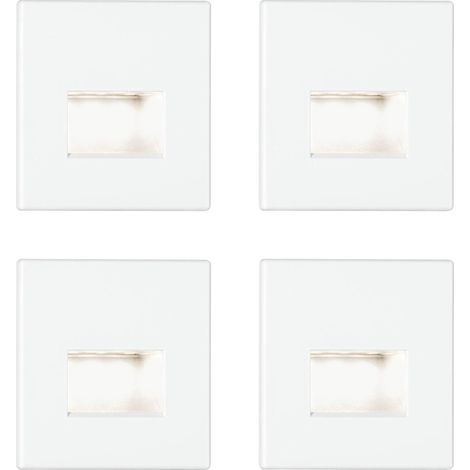 41309 41309 Applique à LED encastrable jeu de 4 LED LED blanc mat Y645603 (1/5)