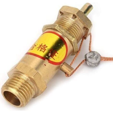 Clapet anti-retour pour compresseur d'air, soupape de sécurité en laiton G1/4, pièces de rechange pour palier de butée de chaudière/générateur de vapeur. (1/3)