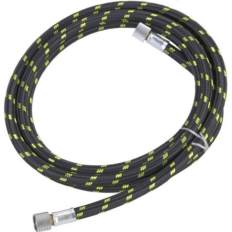 Tuyau d'air tressé 1/8 pouce x 1,8 mètres pour pistolet de pulvérisation avec raccord rapide (1/5)
