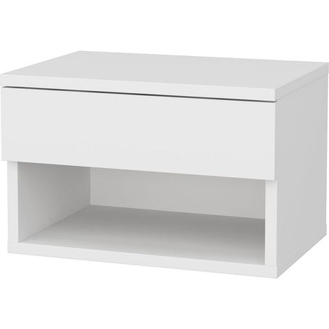 Mesilla de noche Kailua 1504, Blanco, 32x45x29cm, Aglomerado laminado (1/5)