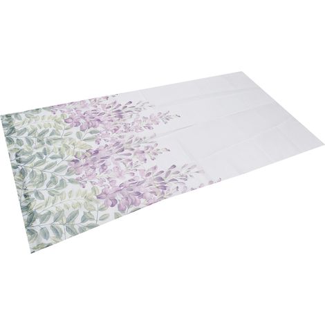 Rideau en Tulle Brodé Motif Fleurs de Glycine pour Chambre et Salon (1/5)