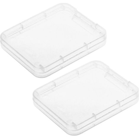 Boîte de rangement transparente pour 20 cartes mémoire SD, SDHC, XD, MMC et CF. (1/4)