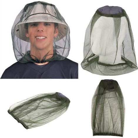 Casquette moustiquaire anti-insectes et anti-abeilles. protection solaire pour la pêche et la randonnée (1/5)