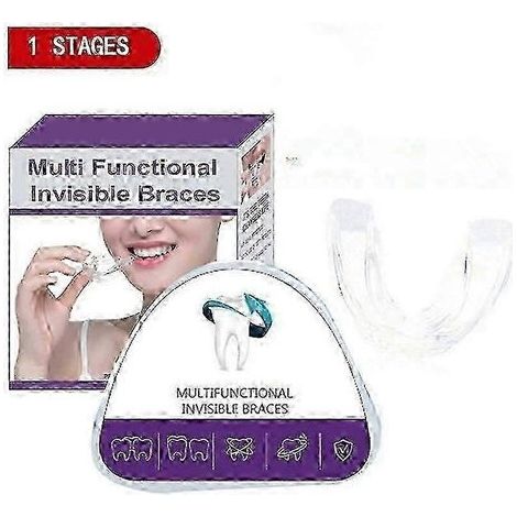 Appareil de contention orthodontique en 3 étapes pour le redressement et l'alignement des dents (1/5)