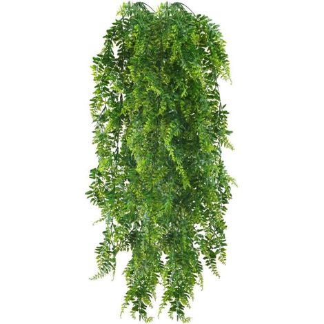 fougères artificielles suspendues de 85 cm, plante artificielle