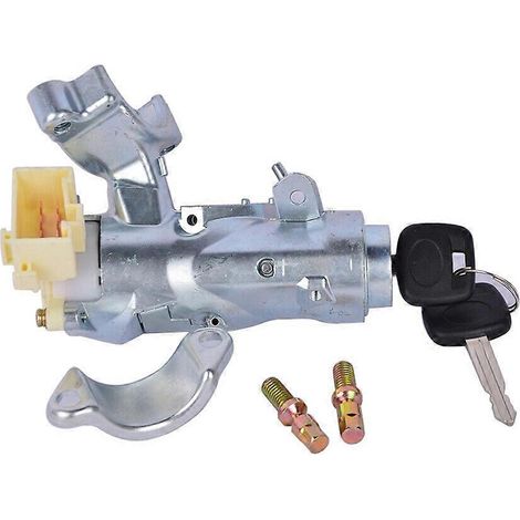 Ensemble de commutateur d'allumage avec 2 clés et support pour 1998 1999-2002 45020-12-11 45250-38010 (1/5)