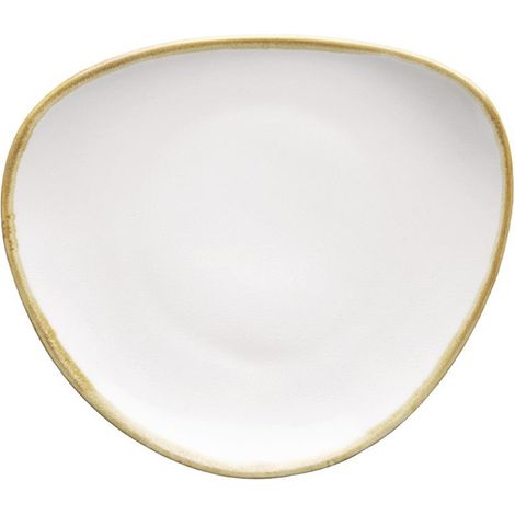 Assiettes Triangulaires Couleur Craie Kiln 165mm (Lot de 6) - Ref FB983 - Olympia (1/5)