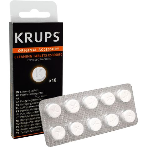 3x pastiglie detergenti Krups (10 pezzi) XS3000