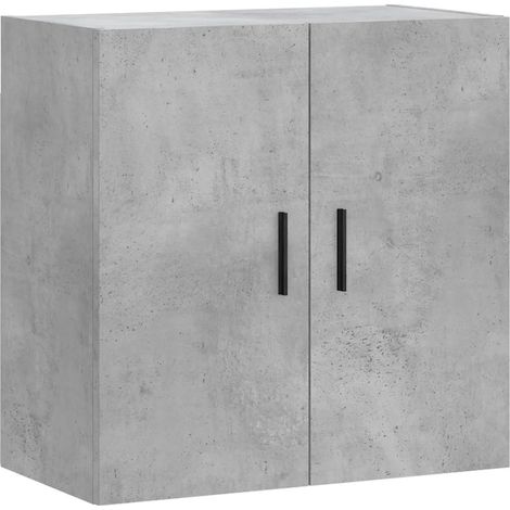 Armario de pared flotante funcional estilo moderno 60 x 31 x 60 cm madera de ingeniería gris hormigón 020048817 (1/5)