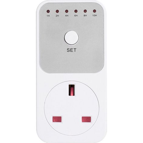 Countdown-Timer - Intelligenter Schalter - Steckdose - Schließt automatisch EU-Stecker.