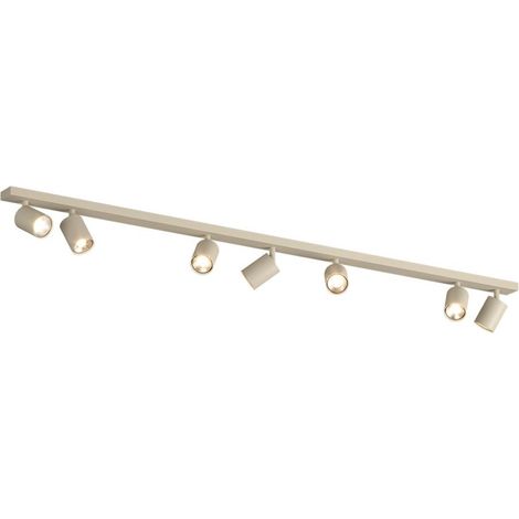 Binario top light kora 1208 7 sa gu10 led lampada soffitto parete moderna faretti orientabili