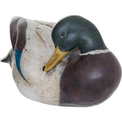 Statuetta di anatra in vitto l28,5 cm - Atmosphera créateur d'intérieur