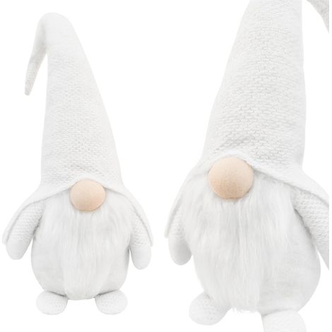 GNOMO DI NATALE YX068 50CM BIANCO