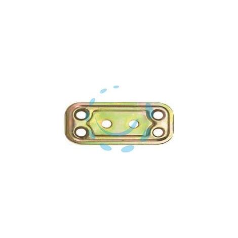 PIASTRA DI GIUNZIONE DRITTA ART.748 - mm.60x30x2,2 spess.