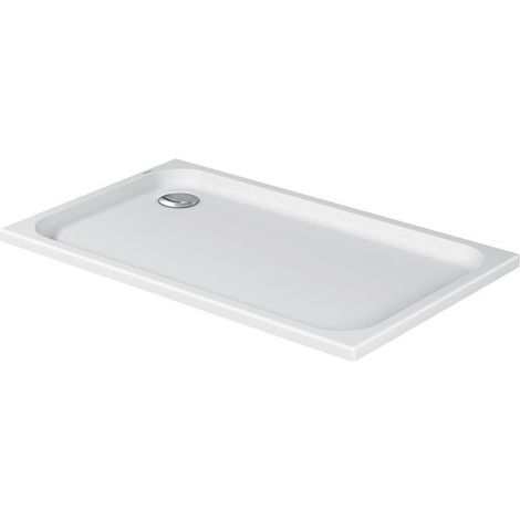 Receveur de douche rectangulaire D-CODE blanc 1300x750x85mm