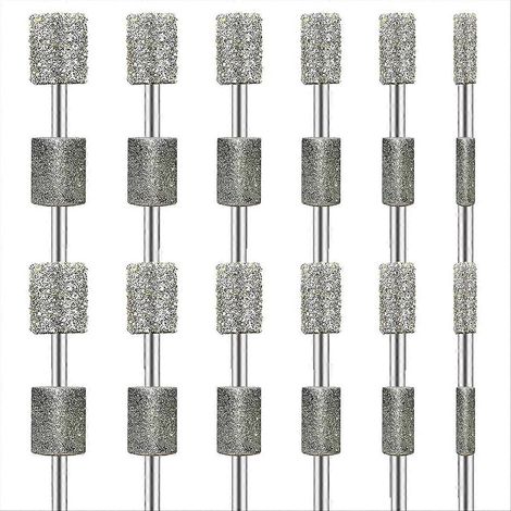 Kit de polissage compatible avec 48 forets diamantés pour verre et céramique, 1/8 pouce. Accessoires pour le travail du bois, du verre et de la céramique. (1/5)