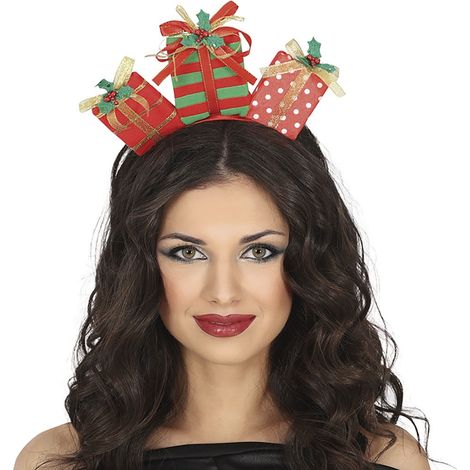 Fasce per capelli natalizie da regalare (1/2)