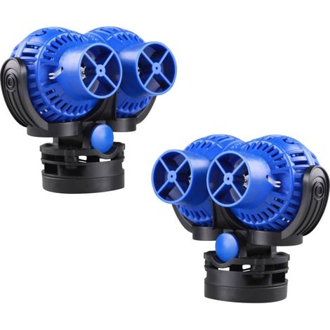 2 Pompes De Brassage Double Flux, 6000 l/h Pour Aquariums marins et eau douce