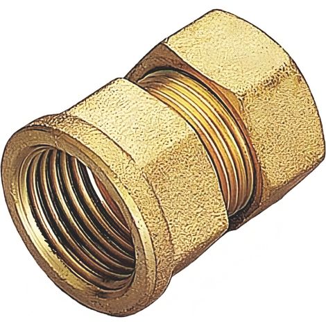 Tiemme RACCORDO IN OTTONE PER TUBO IN RAME diritto femmina mis. 12x1/2 10.00 pz