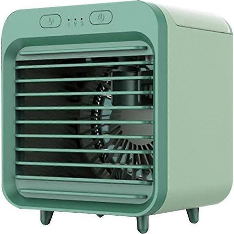 Mini climatiseur de bureau avec réfrigération intégrée, ventilateur électrique USB, refroidisseur pour étudiants et bureaux. (1/5)