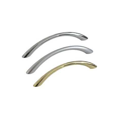 MANIGLIE PER MOBILI FISSE MOD.UP82 IN ZAMA- - interfori mm.96 cromo lucido - 5 pezzi METALSTYLE