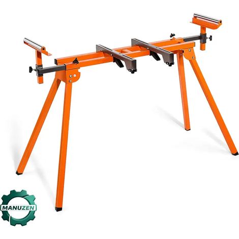 Manuzen - Support pour scie à onglet pliable DOVAMAN 150 kg — Orange (1/5)