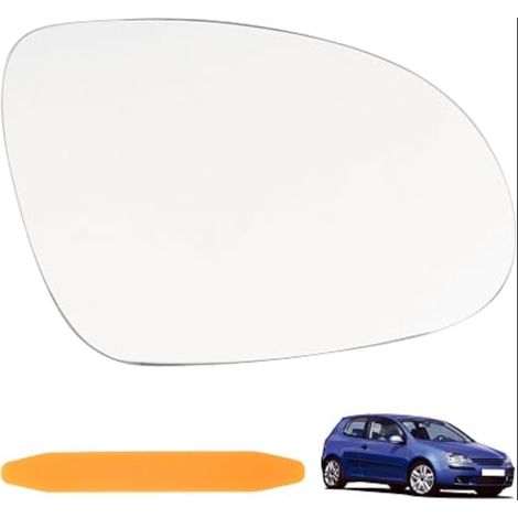 Voiture Miroir Rétroviseur Droit pour 2004-2009/ 2007-2011/ 2006-2011/ 2006-2011/ 2008-2012 - Côté Passager Glace Extérieur Remplacement (1/5)