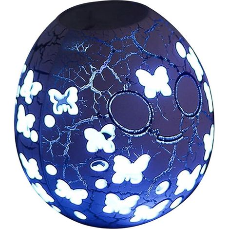Bardusch - Veilleuse œuf papillon LED – 7 couleurs, USB rechargeable, déco enfant, idée cadeau anniversaire (1/5)