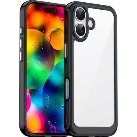 Coque iPhone 17 Espace Extraterrestre - Noir Transparent (1/5)