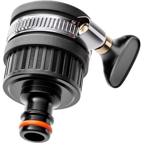 ZOLGINAH Connettore miscelatore rotondo, raccordo standard regolabile 22-24 mm, guarnizione in gomma per tubi dell'acqua interni, rubinetti rotondi e ovali, connessione a tenuta stagna, durevole, anti (1/5)