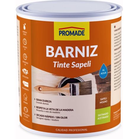 Barniz tinte int satina agua 375 ml sapeli abat403 promade