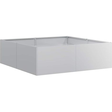 Maison Exclusive - Fioriera 100x100x30 cm in Acciaio Zincato