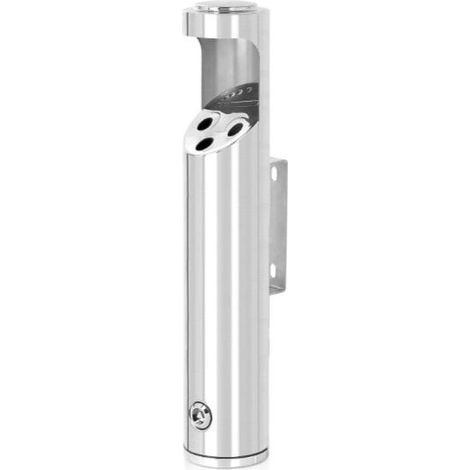 Posacenere da parete in acciaio inox 48H cm - Avenue (1/2)
