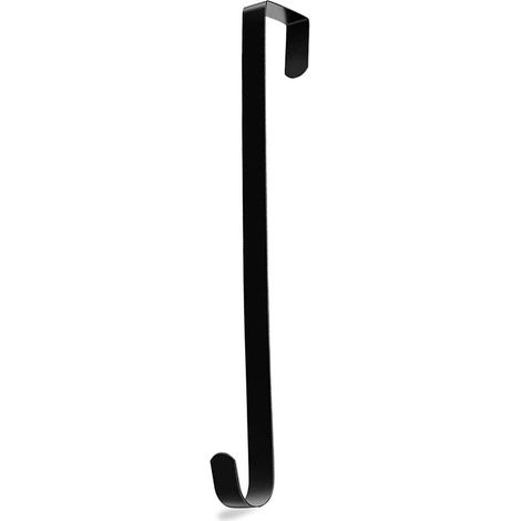 Crochet de porte - Installation facile - Surface lisse et antidérapante - Multi-usage - Support pour couronne et guirlande de porte (1/5)