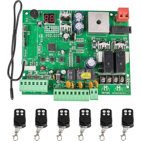 Kit d'ouvre-portes automatiques Carte 12V/24V for panneau de commande d'ouvre-porte pivotant à Double bras automatique système de Center de contrôle intelligent remplacer les raccords pour accessoires (1/5)