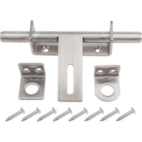 Loquet coulissant en inox épais de 170 mm (1/5)