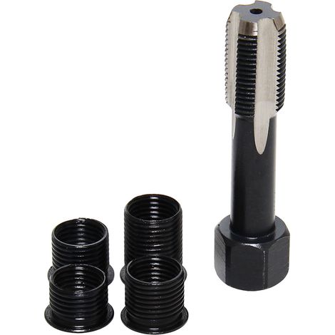 BGS Reparatursatz für Zündkerzengewinde M12 x 1,25 mm 5tlg. - 166
