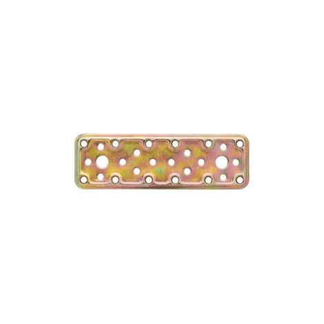 PIASTRA DI GIUNZIONE DRITTA LARGHEZZA MM.40 ART.745- - mm.120x40 - spessore mm.2,2 - 50 pezzi ALDEGHI
