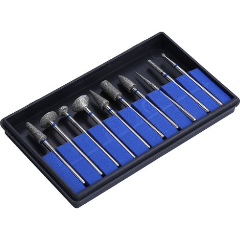 Ortviai Meuleuses dentaires en émeri naturel – 10 pièces, diamètre 2,35 mm, type A, pour polissage et meulage (1/5)