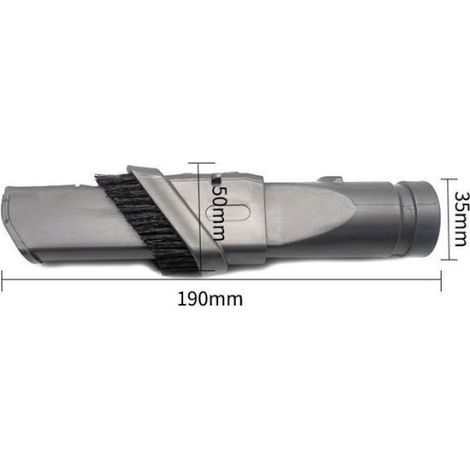 Tête de brosse rétractable à poils étroits, accessoires pour aspirateur Dyson V6, convient pour DC35 DC47 DC52 DC63 (1/5)
