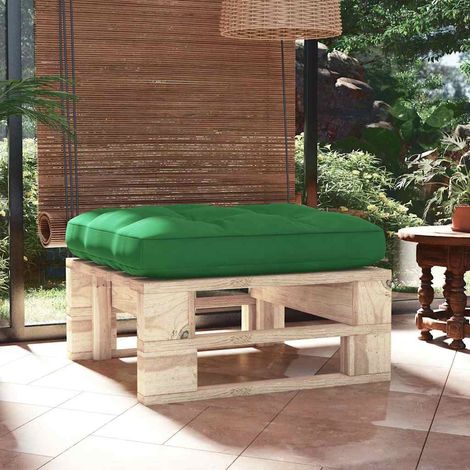 vidaXL Pouf palette de jardin bois de pin imprégné (1/5)