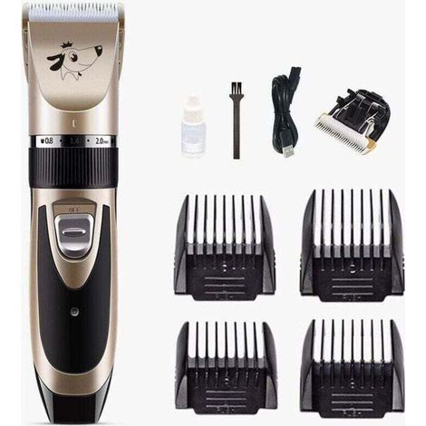 Enowelir Tondeuse Chien Professionnel Poil Long Epais Animal Silencieux Rechargeable Electrique Tondeuse pour Chien et Chat Dog Clipper Kit (1/5)
