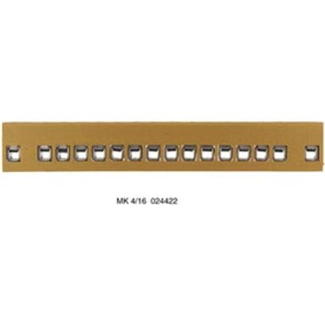Weidmüller KLEMMEN M.SCHRAUBANSCHL.16POL. (024422  MK 4/16 KRG)