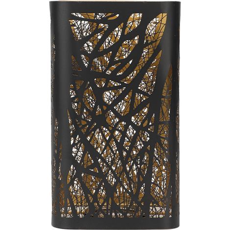 Fashionable lampshade with removable hollow wrought iron light for E27 E26 socket (1/5)
