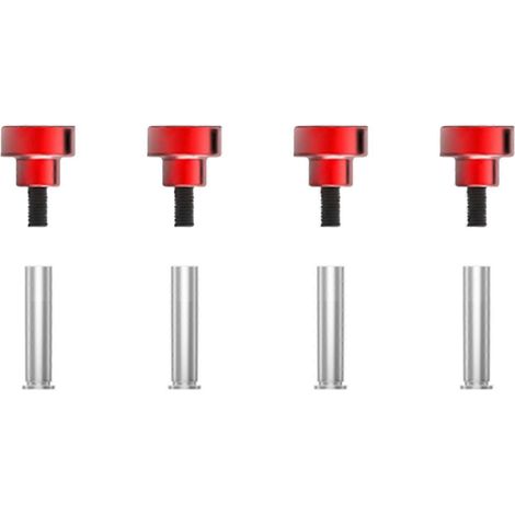 Vibrationsfeste Magnetschrauben für Computerlüfter, einfaches Schnappverschluss-Design und universelle Kompatibilität, Rot (Rot) (1/5)