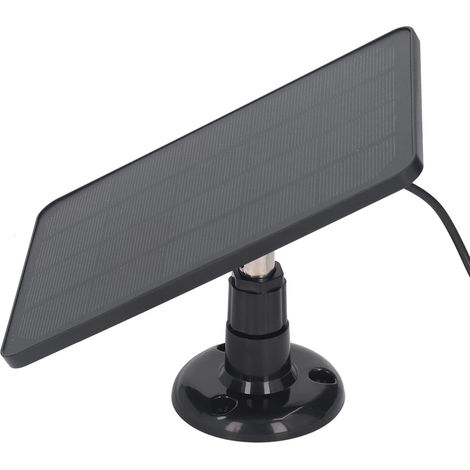 Panneau de charge solaire 10 W avec sortie CC pour chargeur de batterie solaire, éclairage domestique et surveillance par caméra. (1/5)
